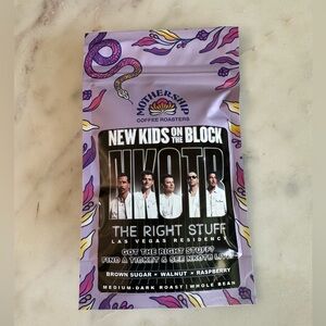 New Kids On The Block Mothership Coffee collab souvenir keepsake HAS BEEN OPENED